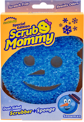 Scrub Mommy Snehuliak limitovaná edícia