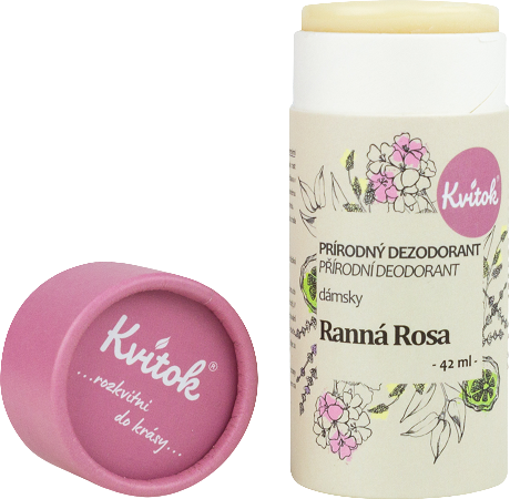 Kvitok Tuhý Dezodorant Ranná rosa 42 ml