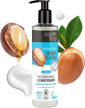 Organic Shop Výživný kondicionér Argan & Amla 280 ml