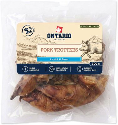 Ontario Pochúťka Pure Nature sušené bravčové nožičky 300 g