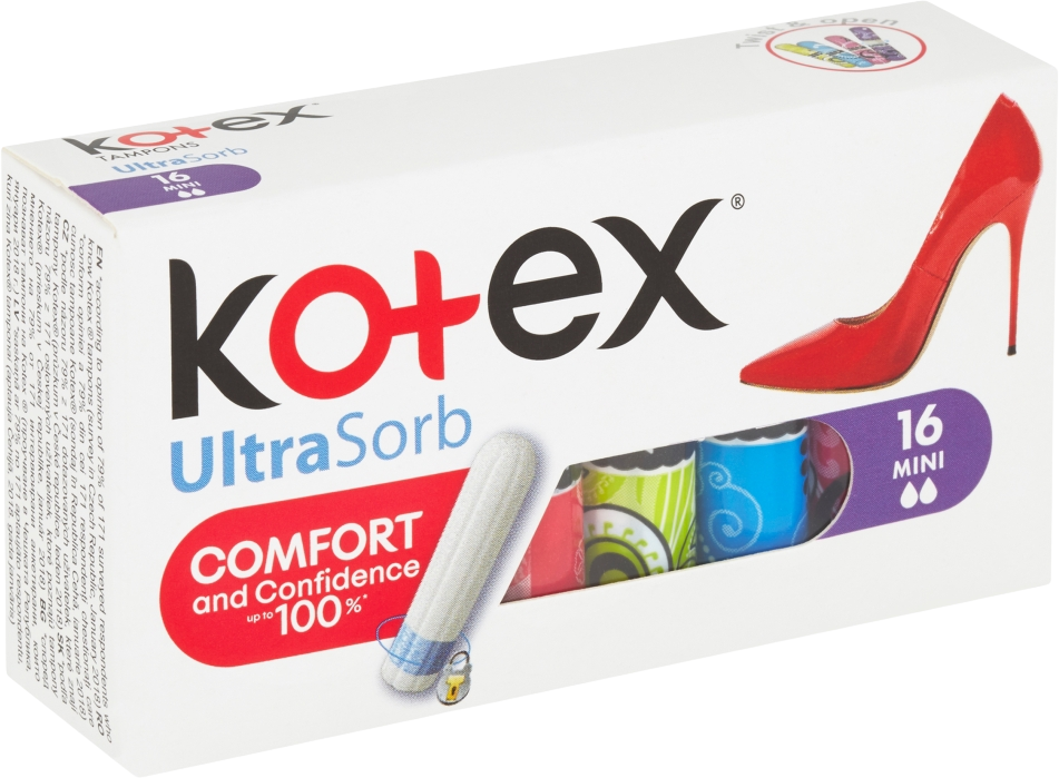 Kotex® Tampons UltraSorb Mini hygienické tampóny 16 ks