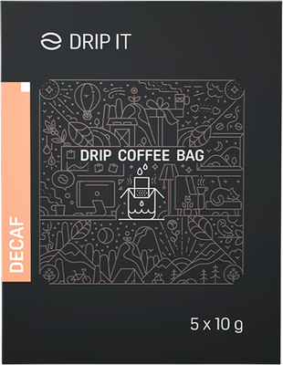 Drip it Káva vo filtri Decaf 5 x 10 g
