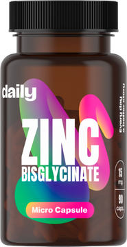 Daily Zinc Bisglycinate 90 kapsúl