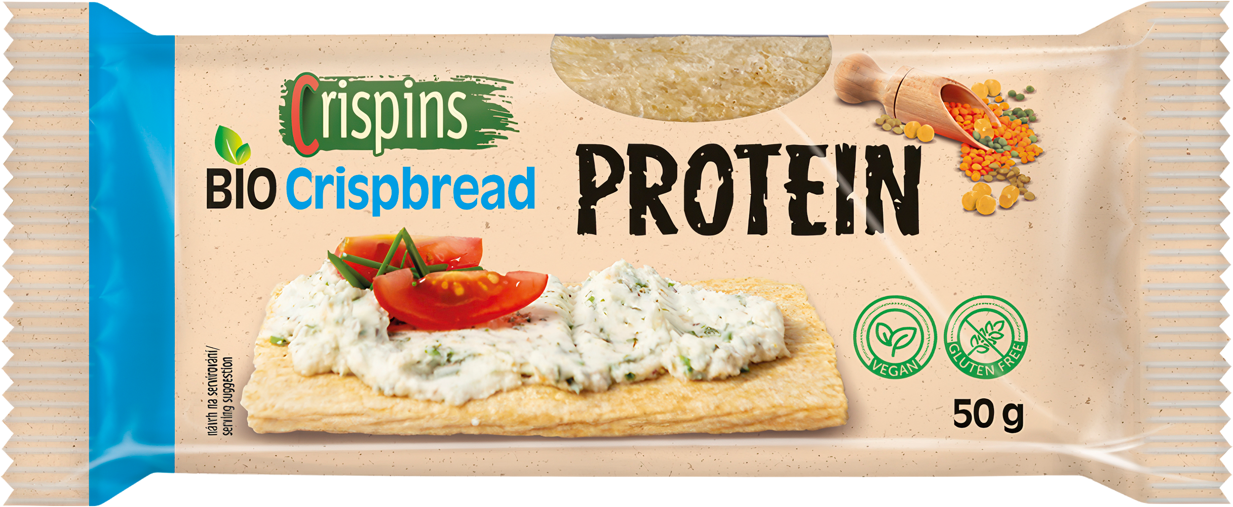 Crispins BIO proteínový krehký plátok 50 g