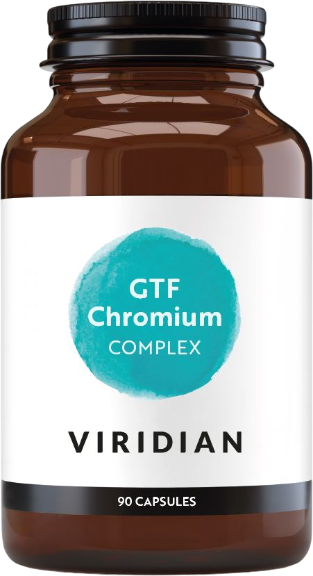 Viridian G.T.F. Chromium Complex (Komplex zinku, ALA a chrómu) 90 kapsúl