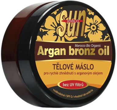 Vivaco Telové maslo s arganovým olejom 200 ml