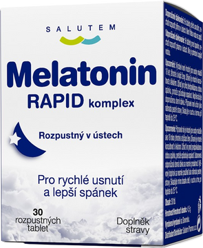 Salutem Pharma Melatonin Rapid komplex ODT pod jazyk 30 tabliet