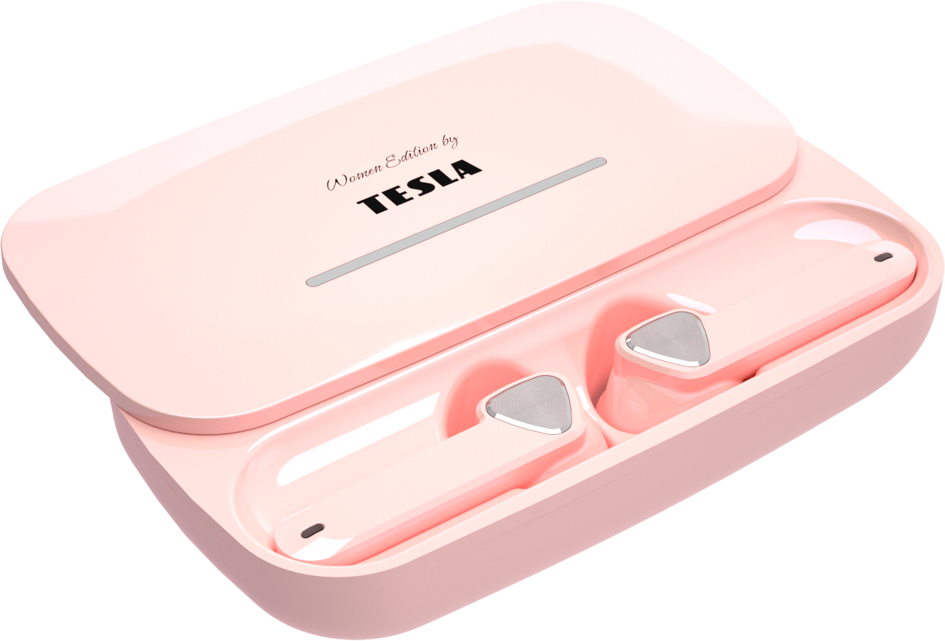 Tesla Sound EB20 - bezdrôtové Bluetooth slúchadlá (Blossom Pink)