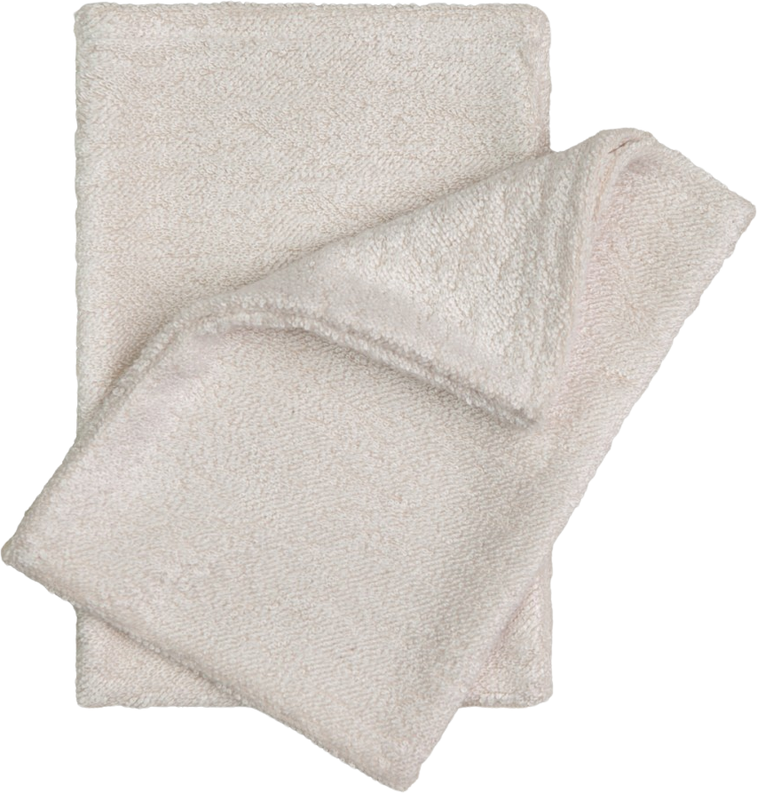 T-Tomi Koupací žínky - rukavice, natur - ECO, 14 x 20 cm, 2 ks