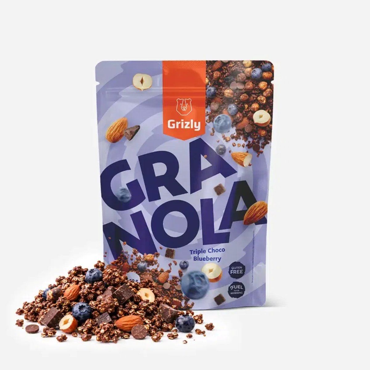 Grizly Granola triple choco blueberry 450 g