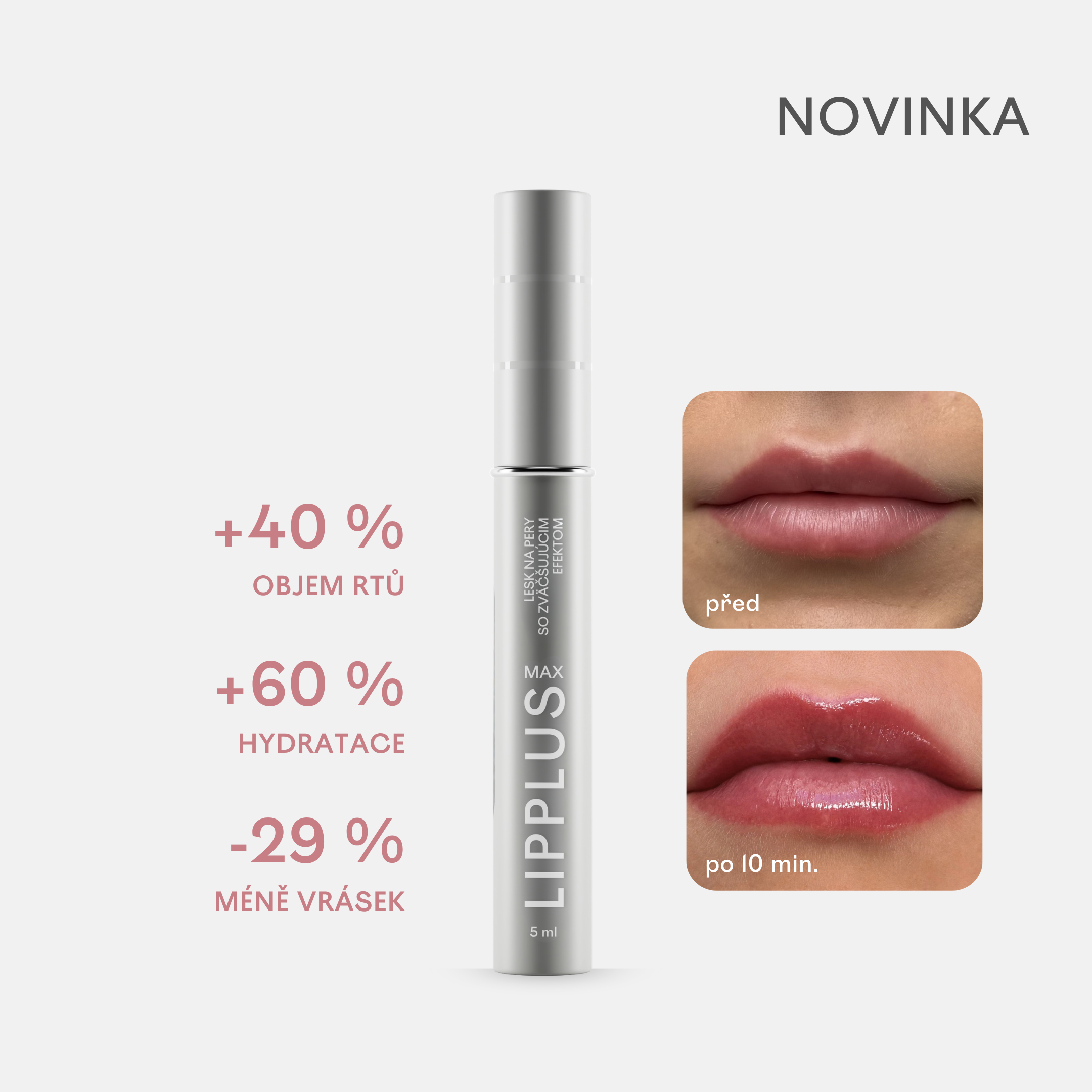 Facederma LIPPLUS MAX mini peptidové sérum na pery 3 ml