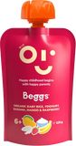Beggs BIO Detská ryža s jogurtom, banánom, mangom a malinami 120 g