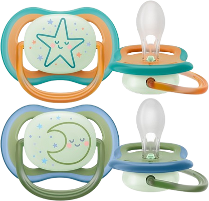 Philips Avent Cumlík Ultra air nočný 18m+ neutral 2 ks