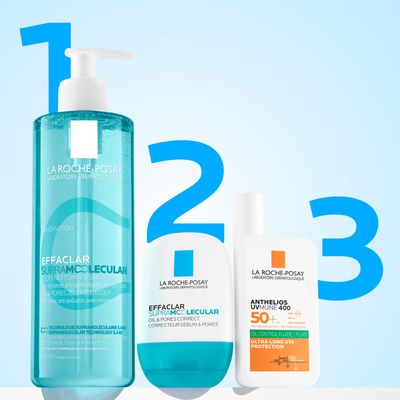La Roche-Posay EFFACLAR SUPRAMOLECULAR Zmatňujúci čistiaci gél na mastnú pleť 200 ml