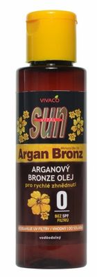 Vivaco Olej bez UV filtra s arganovým olejom 100 ml