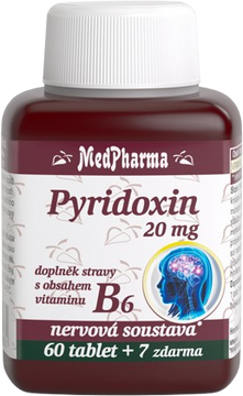 MedPharma Pyridoxín 20 mg 67 tabliet