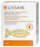 Livsane Omega-3 plus vitamín E 60 kapsúl