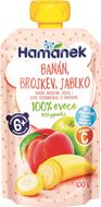 Hamánek kapsička Banán, broskyňa, jablko 100 g