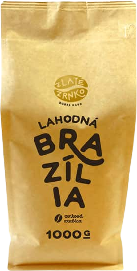 Zlaté Zrnko Káva Brazília zrnková 1000 g