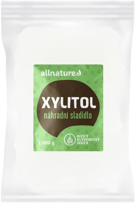 Allnature Xylitol - brezový cukor, 1000 g