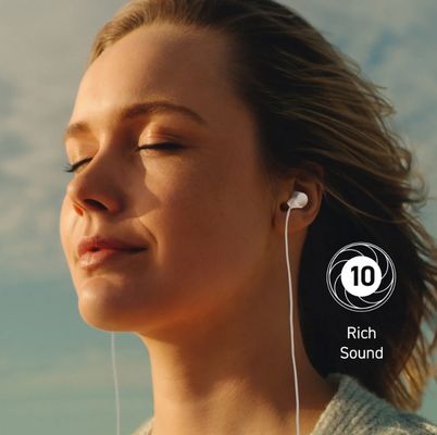 Panasonic RP-TCM225DEW slúchadlá do uší USB-C, biela