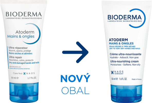 Bioderma Atoderm Krém na ruky & nechty 50 ml