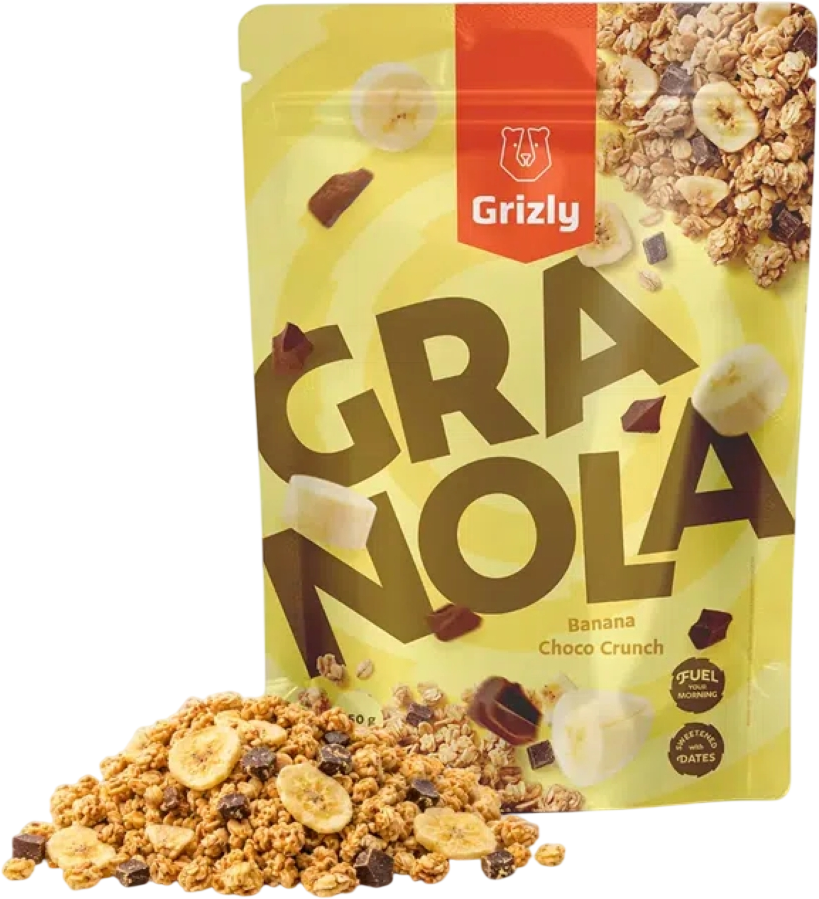 Grizly Granola banana choco crunch 450 g