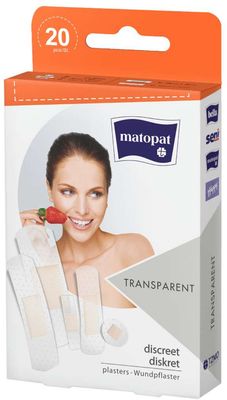 Matopat transparent náplasť 20 ks