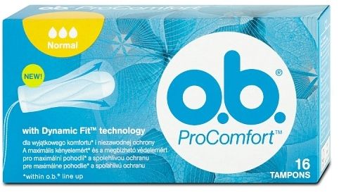 O.b. ProComfort Normal hygienické tampóny 16 ks 16 ks