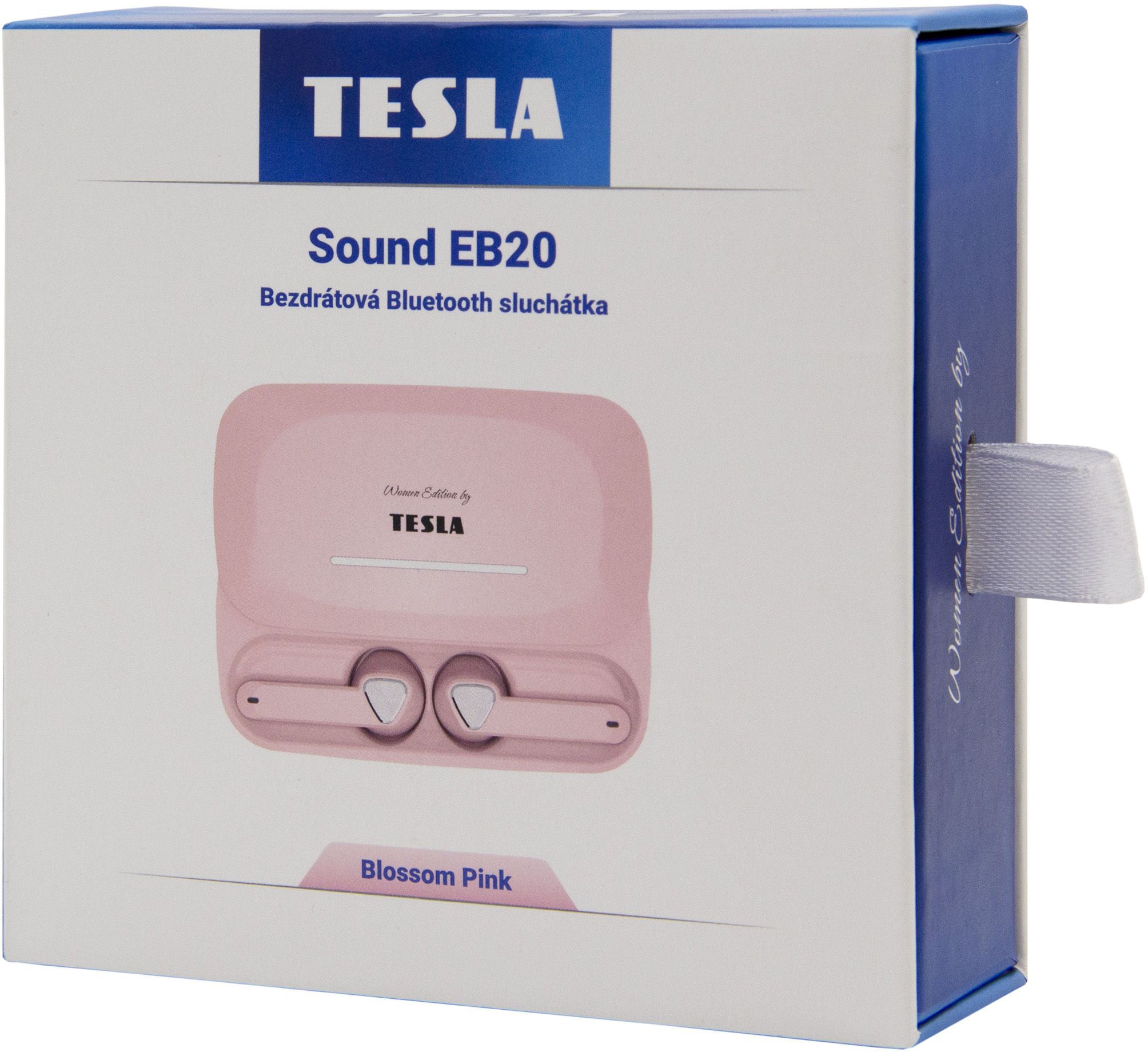 Tesla Sound EB20 - bezdrôtové Bluetooth slúchadlá (Blossom Pink)