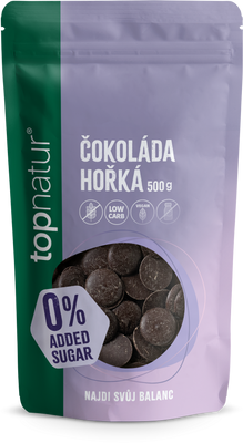 Topnatur No Added Sugar Čokoláda horká 500 g
