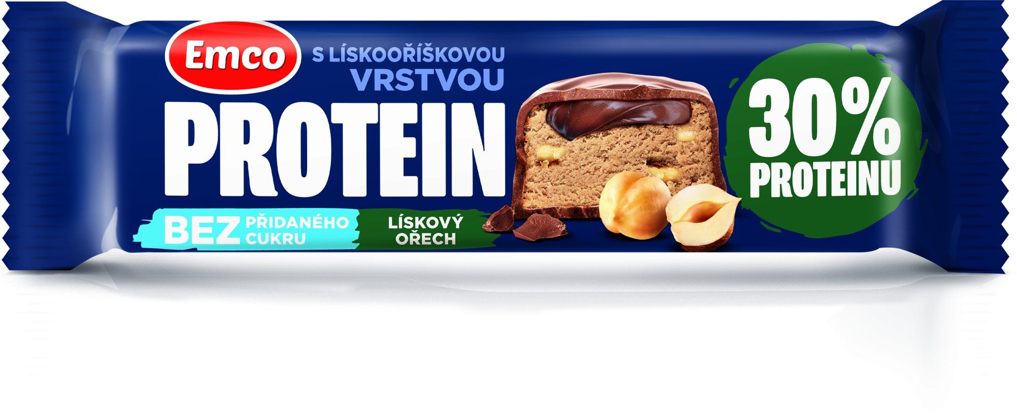 Emco Proteínová tyčinka lieskový orech 45 g