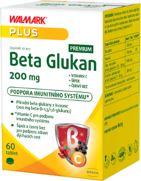 Walmark Beta Glukan 200 mg Premium 60 tabliet