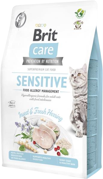 Brit Care Cat Grain-Free Insect Food Allergy Management 2 kg