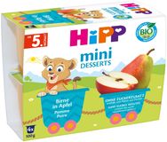 HiPP BIO Jablká s hruškami 4 x 100 g