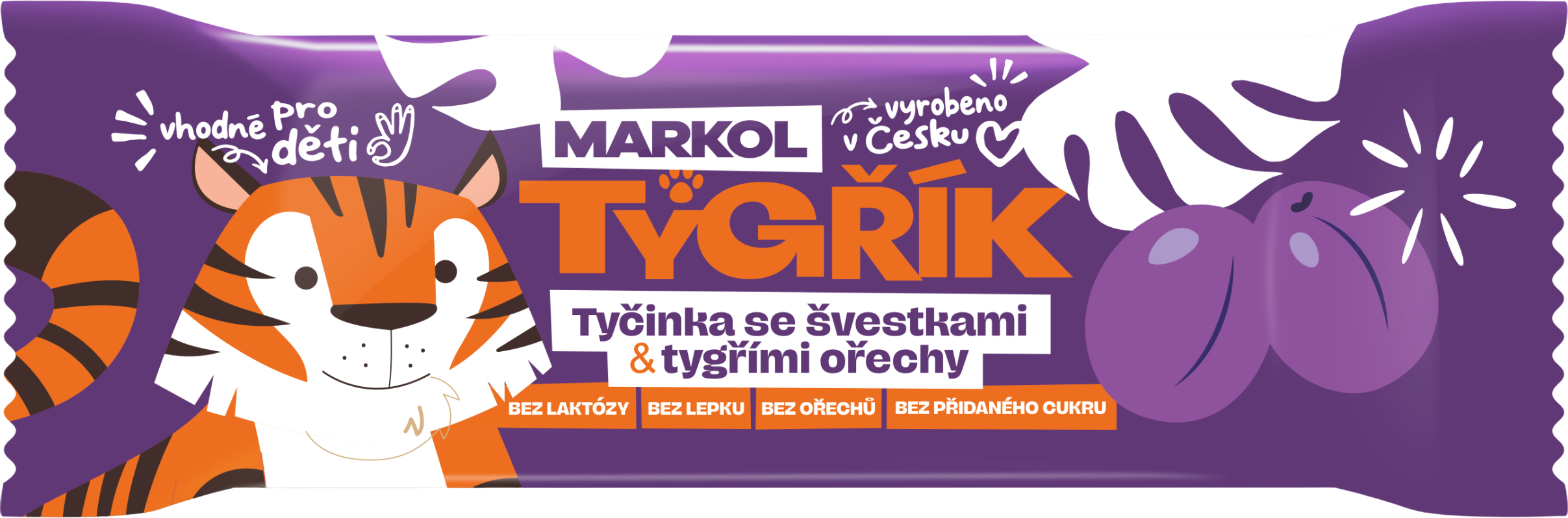 Markol Tygrík slivka & tigernuts 30 g
