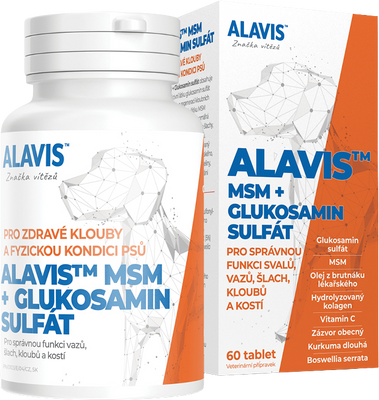 Alavis MSM + GLUKOZAMÍN SULFÁT 60 tabliet