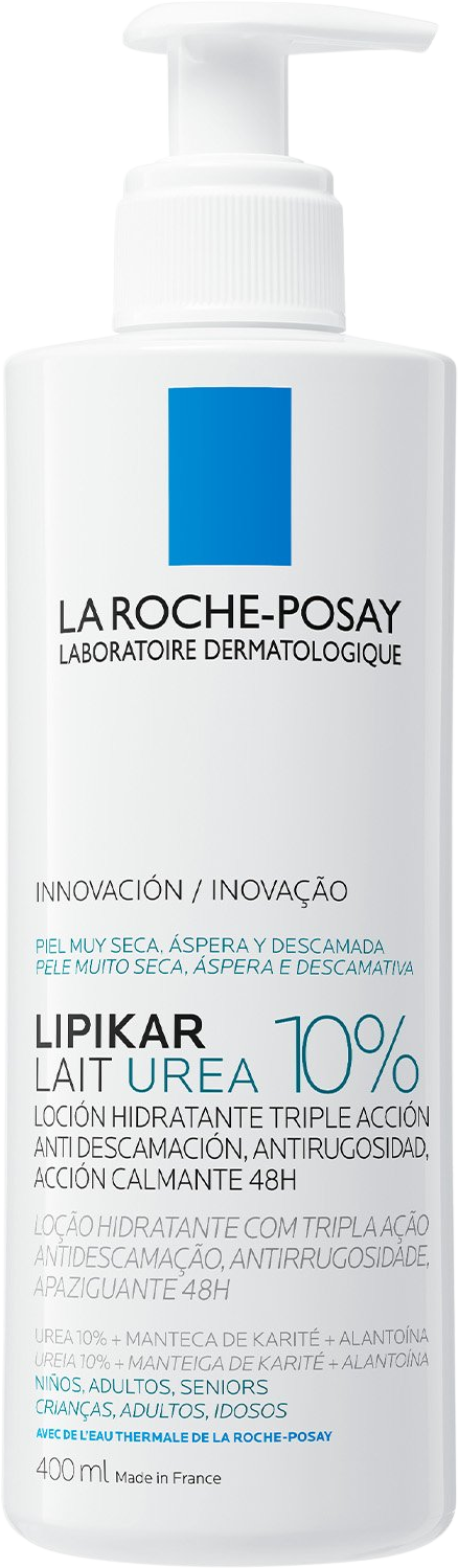 La Roche-Posay Lipikar 10% UREA telové mlieko pre veľmi suchú, drsnú a šupinatú pokožku 400 ml