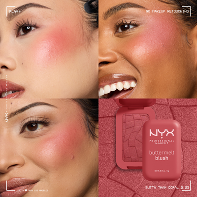 NYX Professional Makeup Buttermelt Blush púdrová tvárenka 05.25 Butta Than Coral 5 g