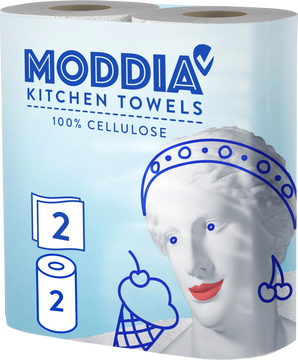 Moddia Kuchynské utierky 2vrstvové 2 ks