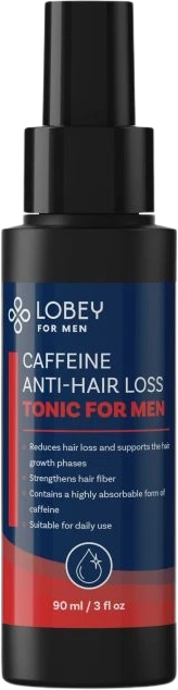 Lobey Kofeínové tonikum proti padaniam vlasov pre mužov 90 ml