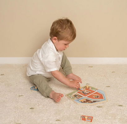 Little Dutch Puzzle vkladacie drevené Farma