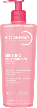 Bioderma Sensibio Gel moussant Jemný upokojujúci odličovač pre citlivú pleť 500 ml
