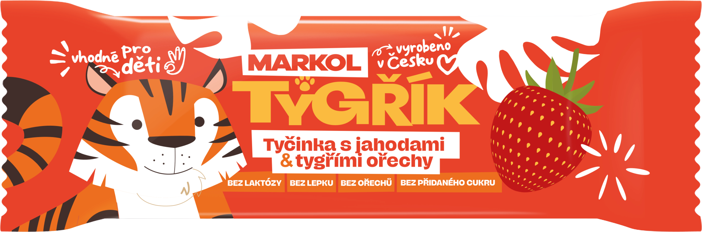 Markol Tygrík Jahoda & tigernuts 30 g