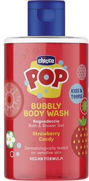 Chicco Sprchový gél Pop Strawberry candy 300 ml