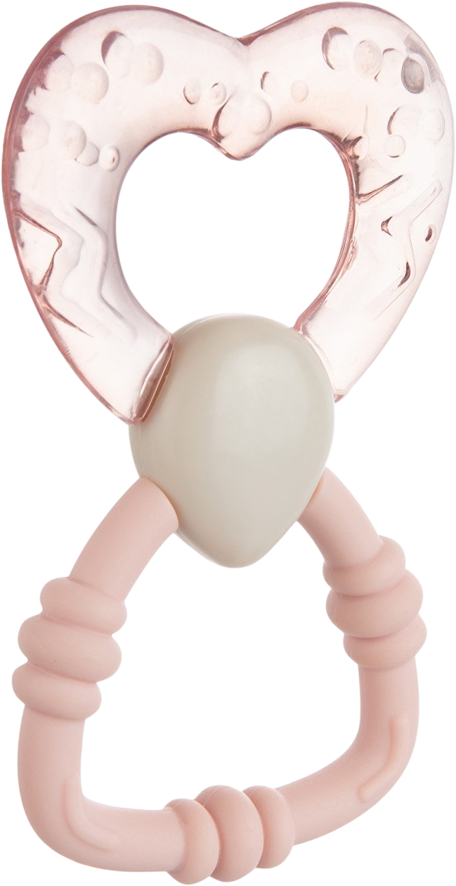 Canpol babies Chladiaca hryzačka s hrkálkou kúzelná palička - ružová,