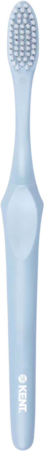 GB Kent & Sons Plc Zubná kefka SMILE Super Soft so striebrom v modrej farbe