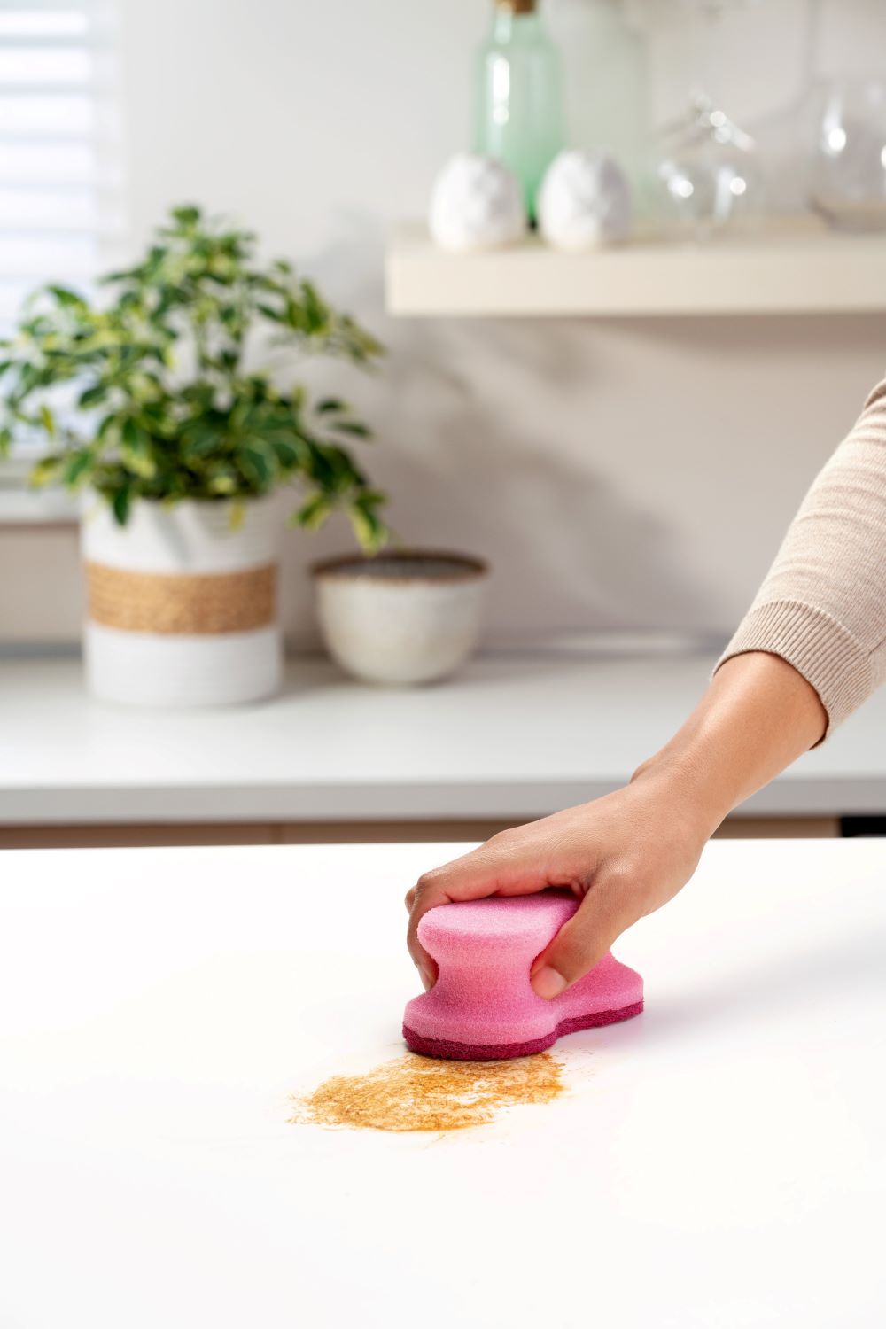 3M Scotch-Brite® Delicate Comfort - Neškrabavá farebná hubka 2 ks