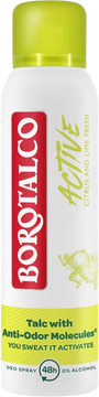 Borotalco Active Citrus and Lime Fresh, Antiperspirant dezodorant sprej Unisex 150 ml