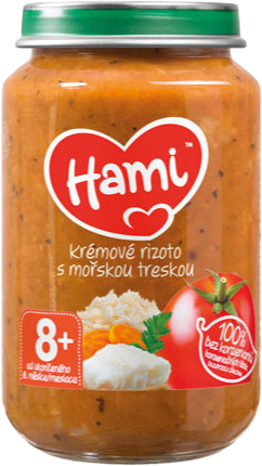 Hami príkrm Krémové rizoto s morskou treskou 200 g